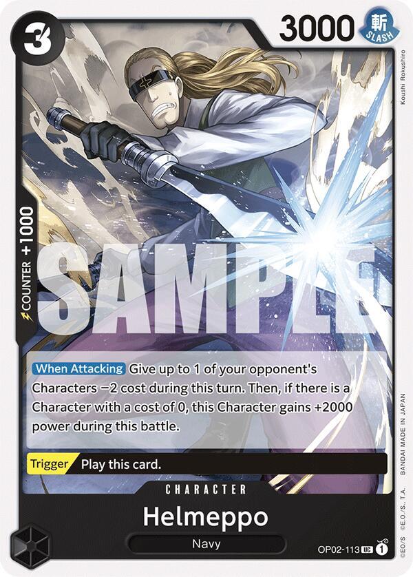 Helmeppo [OP02-113] Starter Deck 19 - BLACK Smoker