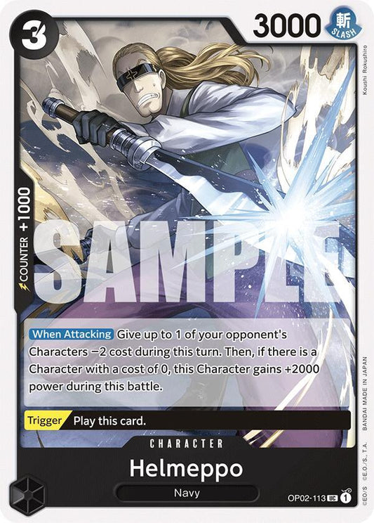 Helmeppo [OP02-113] Starter Deck 19 - BLACK Smoker