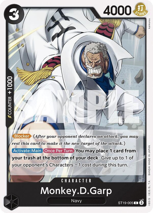 Monkey.D.Garp [ST19-005] Starter Deck 19 - BLACK Smoker