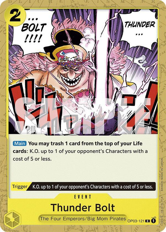 Thunder Bolt [OP03-121] Starter Deck 20 - YELLOW Charlotte Katakuri