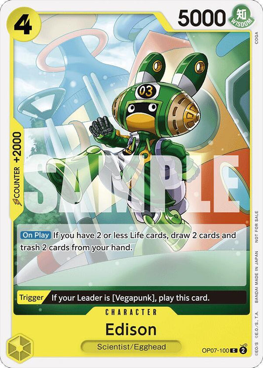 Edison [OP07-100] Tournament Pack 2024 Oct-Dec