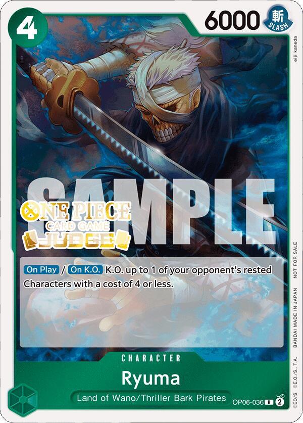 Ryuma [OP06-036] Judge Pack Vol. 4