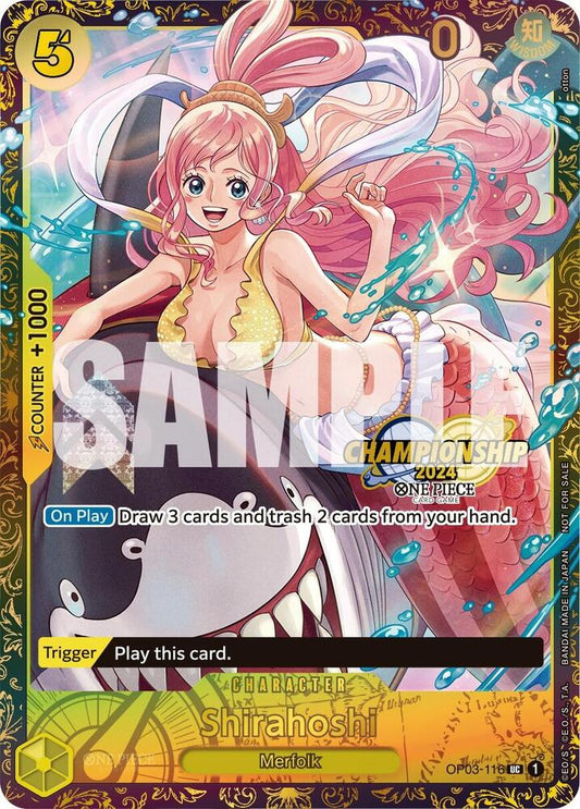 Shirahoshi [OP03-116] Championship 2024 Vol. 3 Top Prize Pack