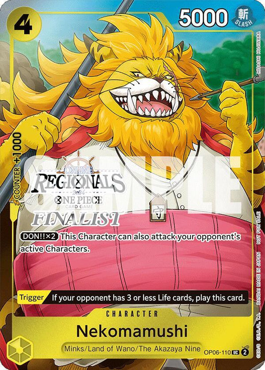 Nekomamushi [OP06-110] Online Regional 2024 Vol. 3 Finalist Pack