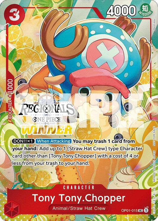 Tony Tony.Chopper [OP01-015] Online Regional 2024 Vol. 3 Winner Pack