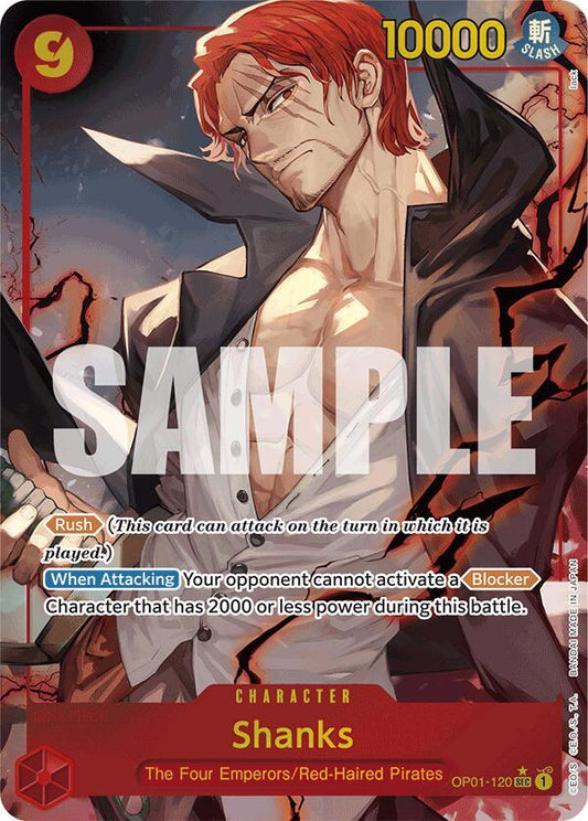 Shanks (Parallel Alternate Art) [OP01-120] PRB01 - The Best