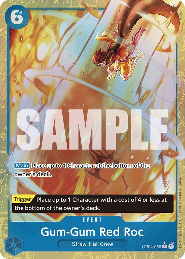 Gum-Gum Red Roc (Parallel Alternate Art) [OP04-056] PRB01 - The Best