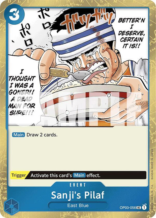 Sanji's Pilaf (Jolly Roger Foil) [OP03-056] PRB01 - The Best