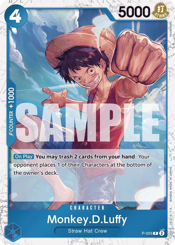 Monkey.D.Luffy (Jolly Roger Foil) [P-055] PRB01 - The Best
