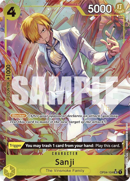 Sanji (Parallel Alternate Art) [OP04-104] PRB01 - The Best