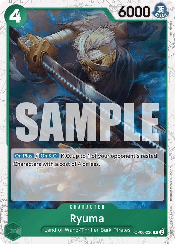 Ryuma (Jolly Roger Foil) [OP06-036] PRB01 - The Best