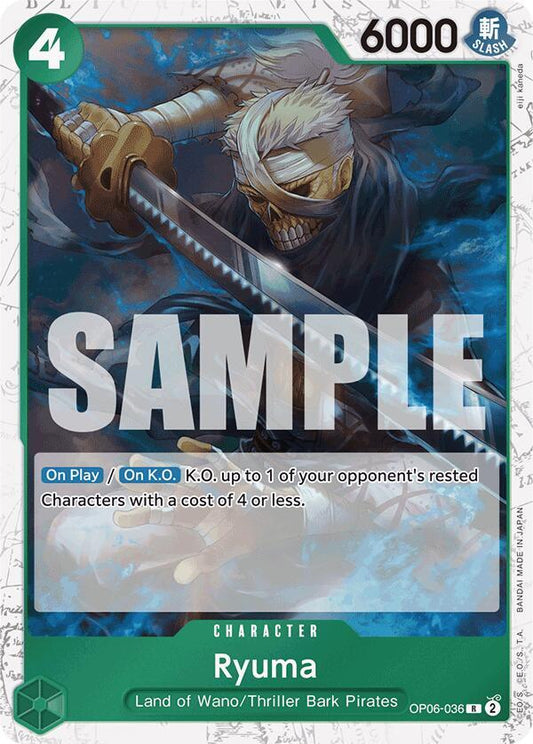 Ryuma (Jolly Roger Foil) [OP06-036] PRB01 - The Best