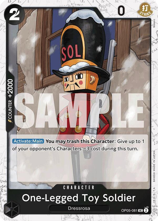 One-Legged Toy Soldier (Jolly Roger Foil) [OP05-081] PRB01 - The Best
