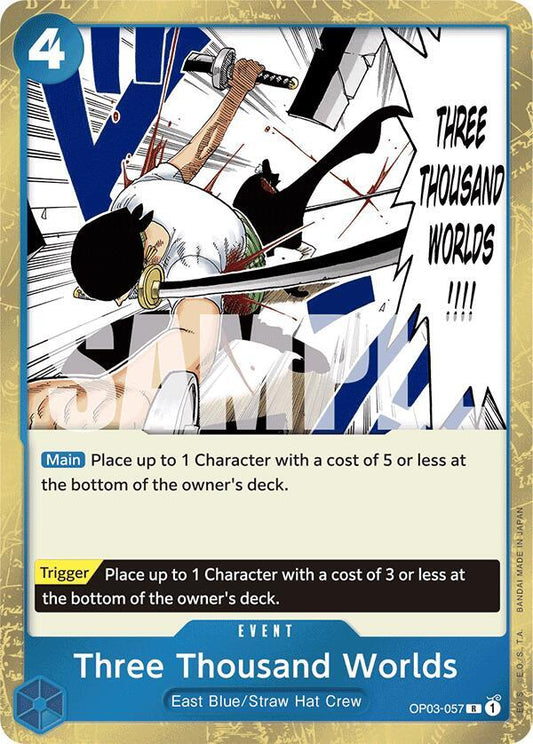 Three Thousand Worlds (Jolly Roger Foil) [OP03-057] PRB01 - The Best