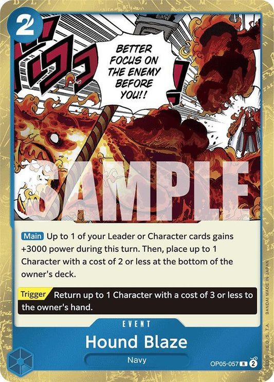 Hound Blaze (Jolly Roger Foil) [OP05-057] PRB01 - The Best