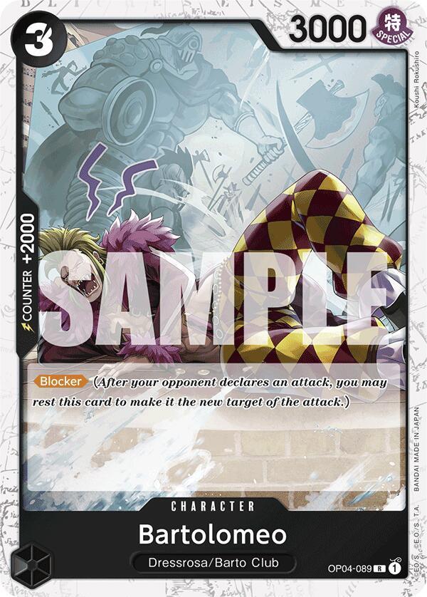 Bartolomeo (Jolly Roger Foil) [OP04-089] PRB01 - The Best
