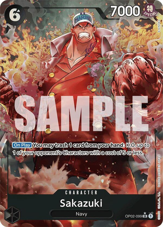 Sakazuki (Parallel Alternate Art) [OP02-099] PRB01 - The Best