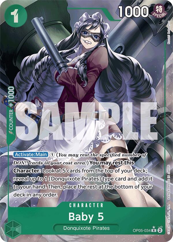 Baby 5 (Full Art) [OP05-034] PRB01 - The Best