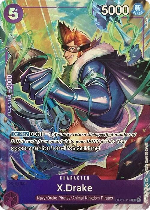 X.Drake [OP01-114] Premium Card Collection - Best Selection Vol. 2