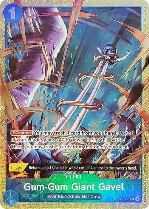 Gum-Gum Giant Gavel [OP03-055] Premium Card Collection - Best Selection Vol. 2