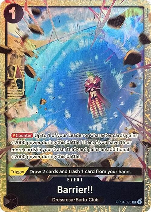 Barrier!! [OP04-095] Premium Card Collection - Best Selection Vol. 2