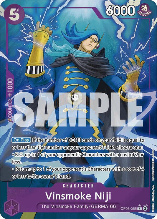 Vinsmoke Niji (Full Art) [OP06-065] PRB01 - The Best
