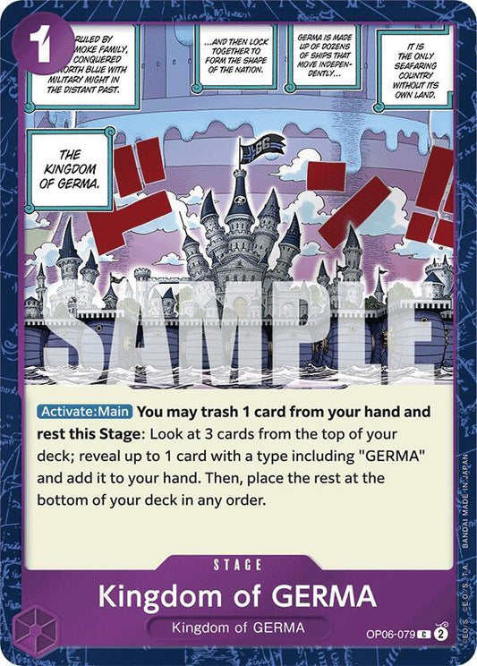 Germa Kingdom (Jolly Roger Foil) [OP06-079] PRB01 - The Best