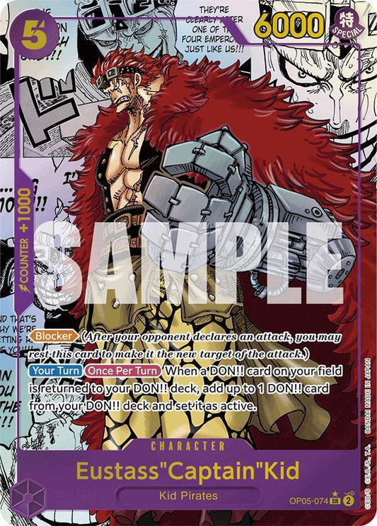 Eustass"Captain"Kid (Manga Rare) [OP05-074] PRB01 - The Best