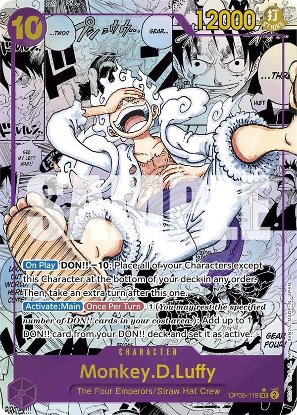 Monkey.D.Luffy (Manga Rare) [OP05-119] PRB01 - The Best