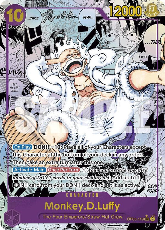 Monkey.D.Luffy (Manga Rare) [OP05-119] PRB01 - The Best