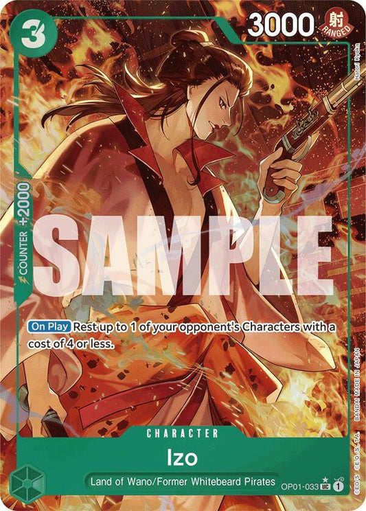 Izo (Parallel Alternate Art) [OP01-033] PRB01 - The Best