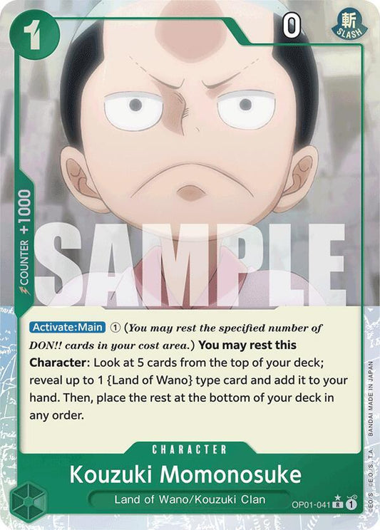 Kouzuki Momonosuke (Full Art) [OP01-041] PRB01 - The Best