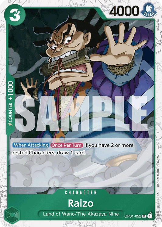 Raizo (Jolly Roger Foil) [OP01-052] PRB01 - The Best