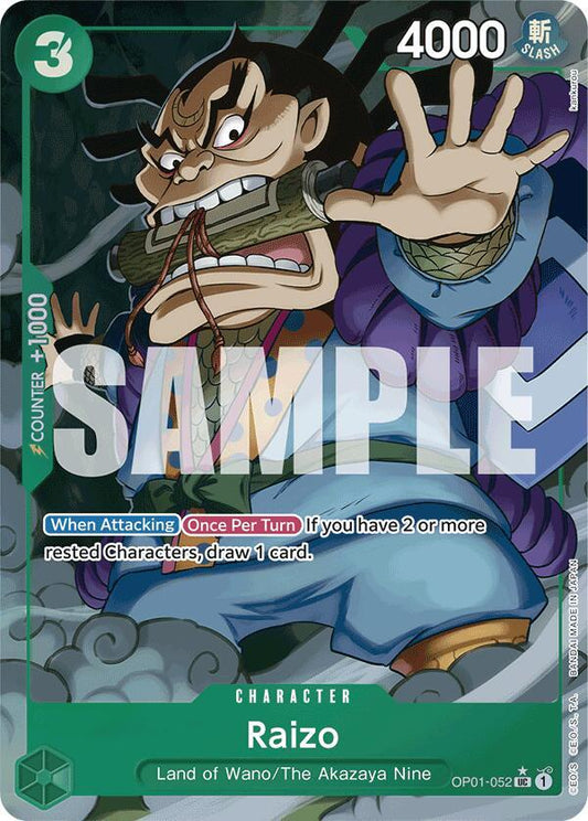 Raizo (Full Art) [OP01-052] PRB01 - The Best