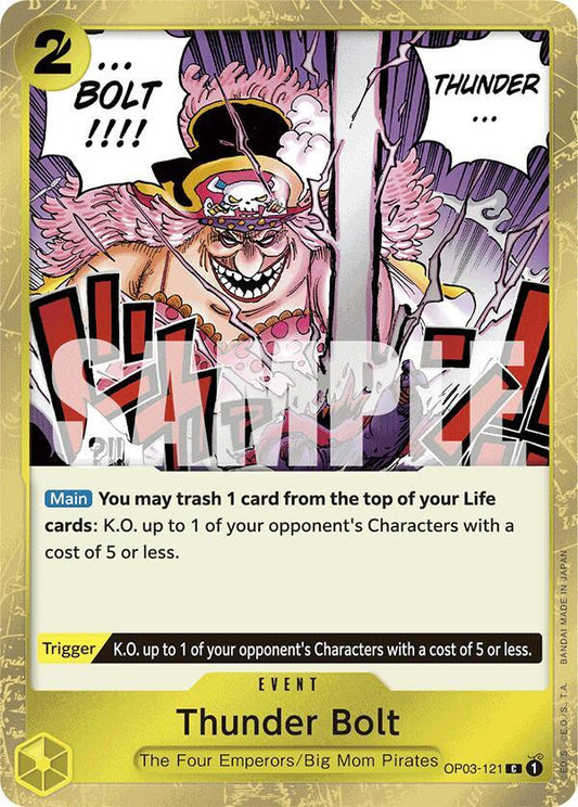 Thunder Bolt (Jolly Roger Foil) [OP03-121] PRB01 - The Best