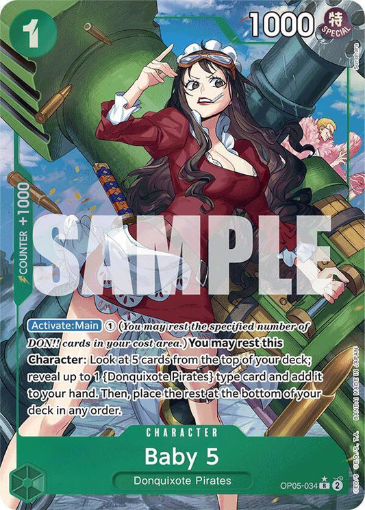 Baby 5 (Parallel Alternate Art) [OP05-034] PRB01 - The Best