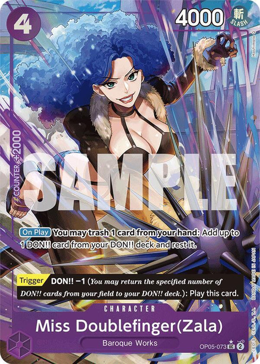 Miss Doublefinger(Zala) (Full Art) [OP05-073] PRB01 - The Best