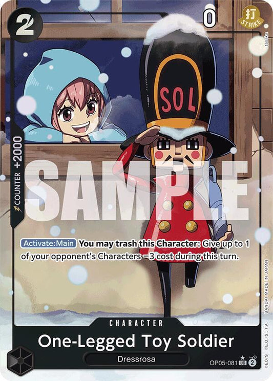 One-Legged Toy Soldier (Parallel Alternate Art) [OP05-081] PRB01 - The Best