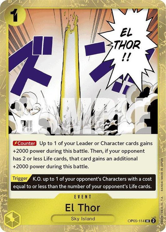 El Thor (Jolly Roger Foil) [OP05-114] PRB01 - The Best