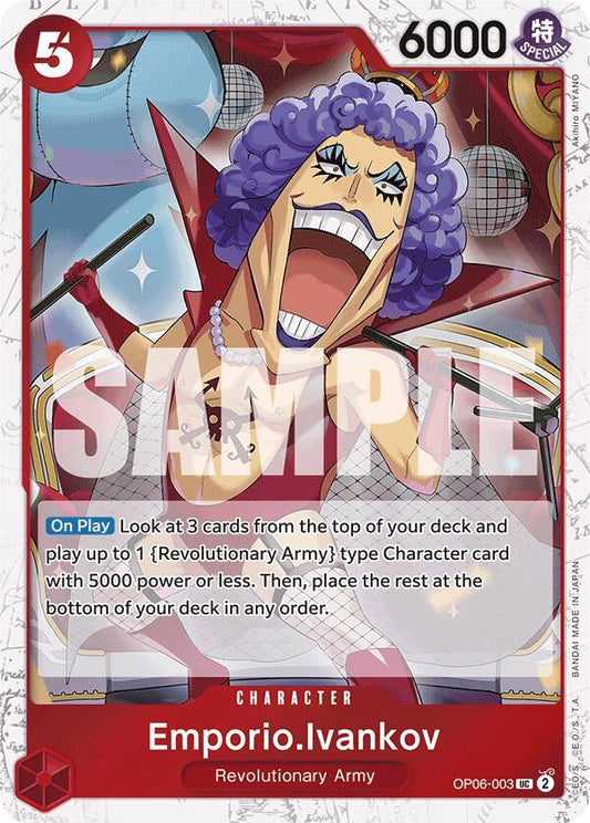 Emporio.Ivankov (Jolly Roger Foil) [OP06-003] PRB01 - The Best