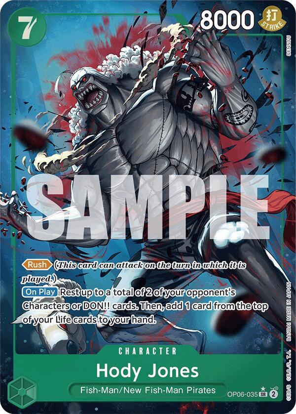 Hody Jones (Parallel Alternate Art) [OP06-035] PRB01 - The Best