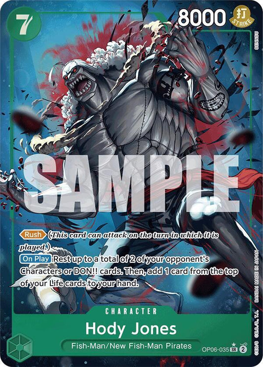 Hody Jones (Parallel Alternate Art) [OP06-035] PRB01 - The Best