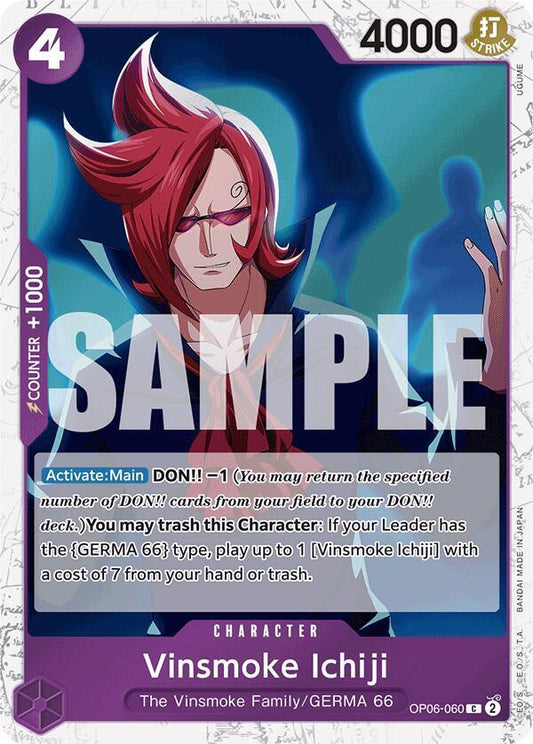 Vinsmoke Ichiji (Jolly Roger Foil) [OP06-060] PRB01 - The Best