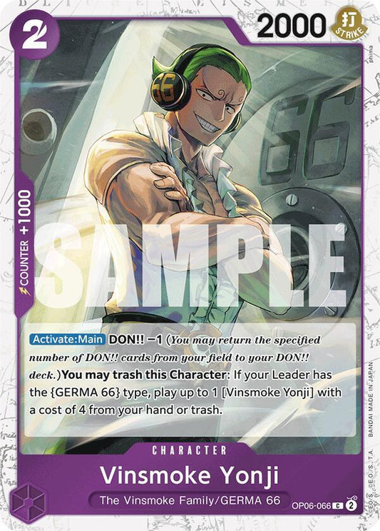 Vinsmoke Yonji (Jolly Roger Foil) [OP06-066] PRB01 - The Best