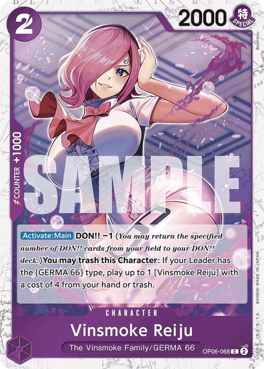 Vinsmoke Reiju (Jolly Roger Foil) [OP06-068] PRB01 - The Best