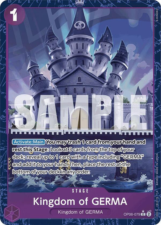 Germa Kingdom (Parallel Alternate Art) [OP06-079] PRB01 - The Best