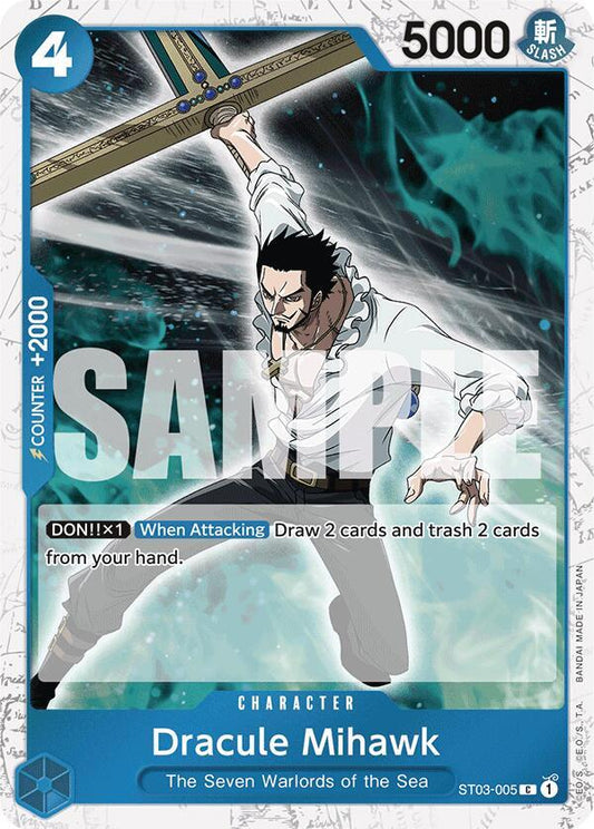 Dracule Mihawk (Jolly Roger Foil) [ST03-005] PRB01 - The Best