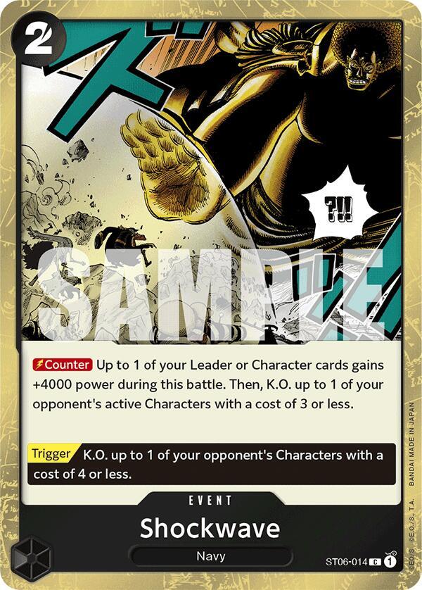 Shockwave (Jolly Roger Foil) [ST06-014] PRB01 - The Best