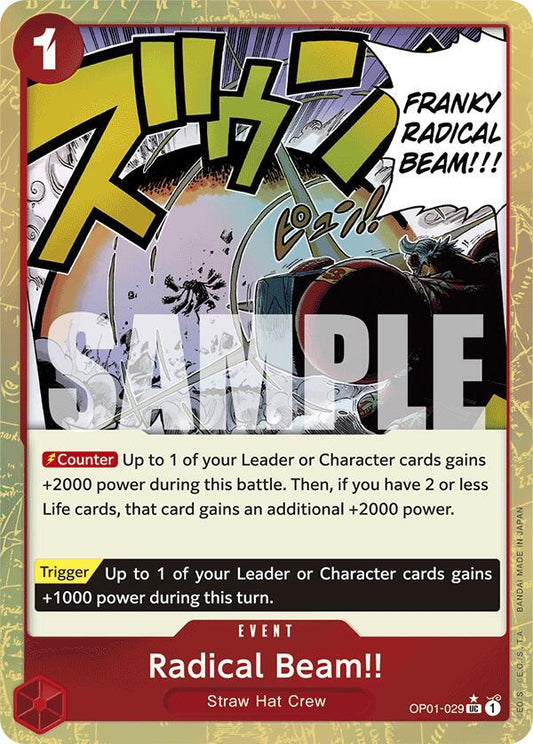 Radical Beam!! (Textured Foil) [OP01-029] PRB01 - The Best