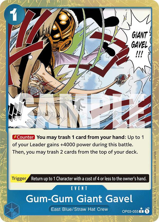 Gum-Gum Giant Gavel (Textured Foil) [OP03-055] PRB01 - The Best